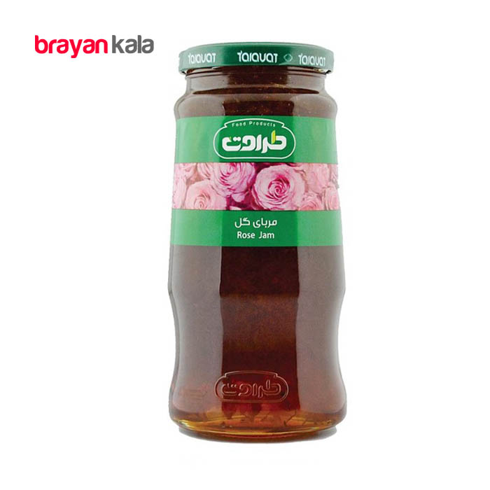 عکس اصلی مربای گل محمدی طراوت وزن 780 گرمی